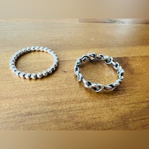 Pandora ring set ($80 value)